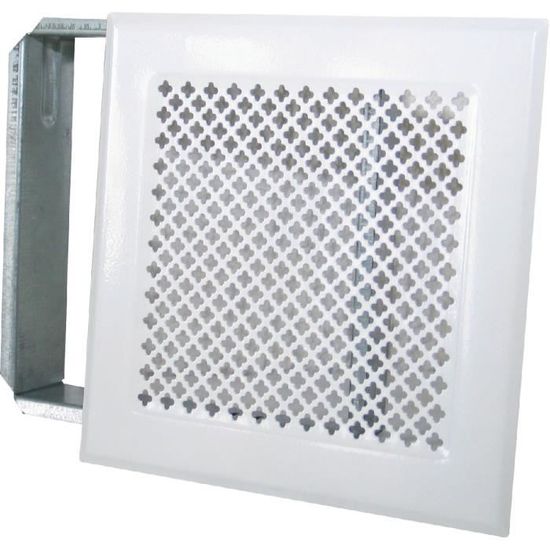 Grille avec cadre blanc grille blanche 500 x 200 sans pré cadre