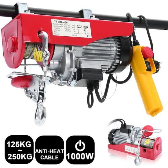 WINCH AUTO LESHP® Treuil électrique 230V Charnières électrique Ki