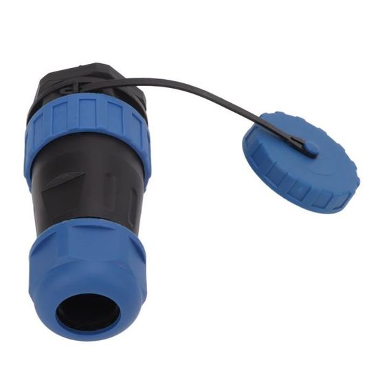 Connecteur Carré IP68 2-5 Pins - Tension 220-380V, Courant 5-45A, Imperméable, Montage Panneau, Neuf
