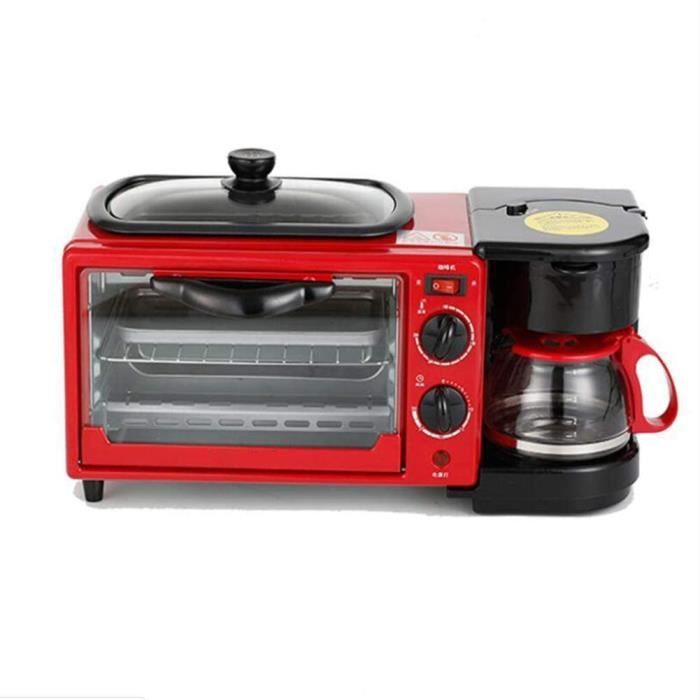 Mini-four Grille-pain Turin Black - 9L 1000W - Acier Inox - Noir - Énergie A - Compact 35x25x20cm