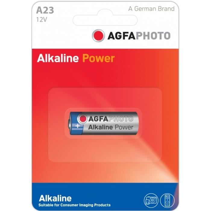 AGFAPHOTO 1 Pile alcaline 12V 23A A23 MN21