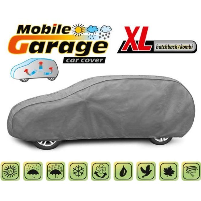 Bâche de protection Housse de voiture XL pour Mercedes Classe C SW W203 2000-2008 Imperméable