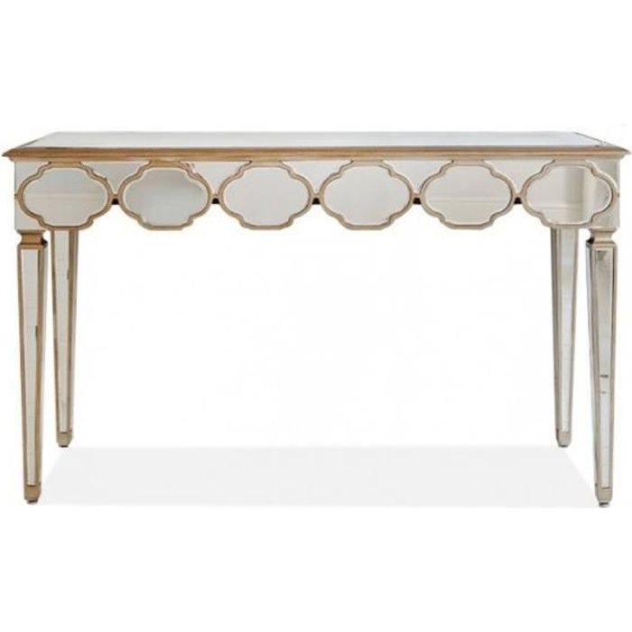 Console design miroir OR Trèfle