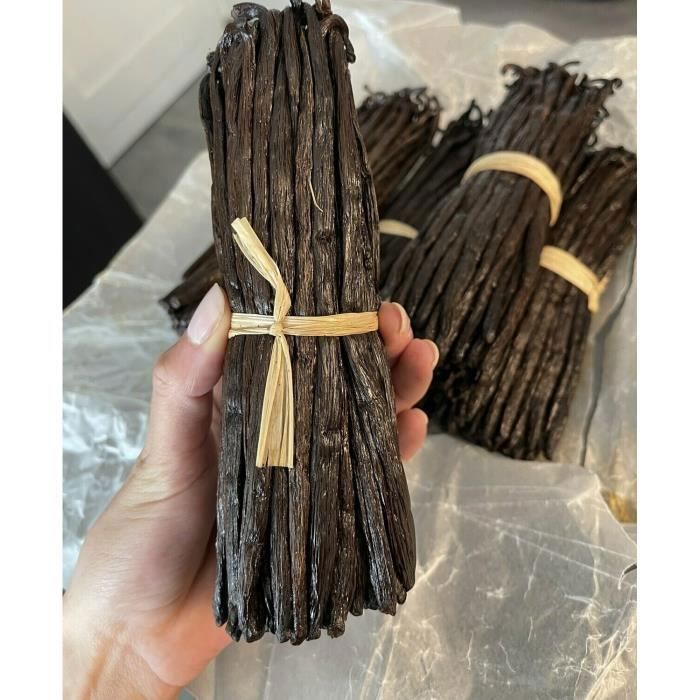 20 Gousses Vanille Bourbon Gourmet Madagascar 18+cm 90g