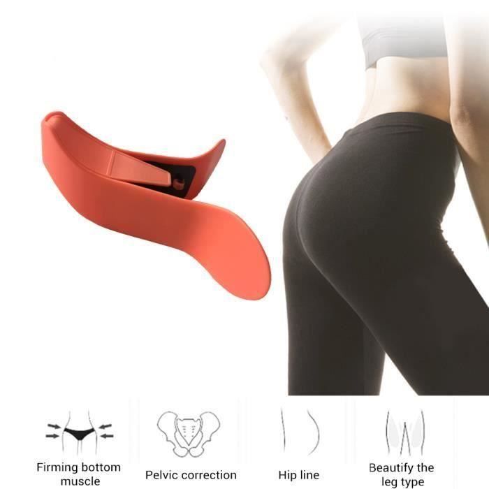 Muscle du plancher pelvien Exerciseur médial Muscle de la hanche Entraîneur intérieur de la cuisse pour les femmes Orange
