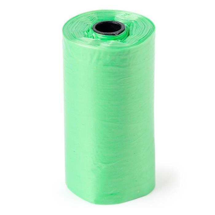 Sac de proprete excrements,100 rouleau 1500 pièces chien sac merde zéro déchets animaux de compagnie déchets - Type green-1500PCS