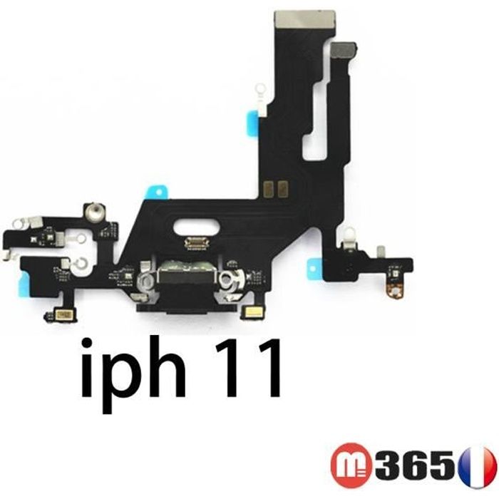 NAPPE CHARGEUR POUR IPHONE 11 DOCK CONNECTEUR DE CHARGE + MICRO pour iphone11