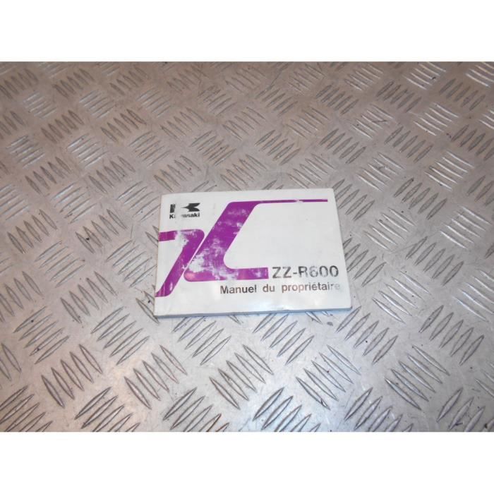 KAWASAKI 600 ZZR MANUEL CONDUCTEUR PROPRIETAIRE TYPE ZX600E - 1993-2002