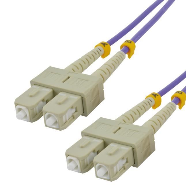 MCL Câble réseau - 1 m Fibre Optique - Pour Périphérique réseau
