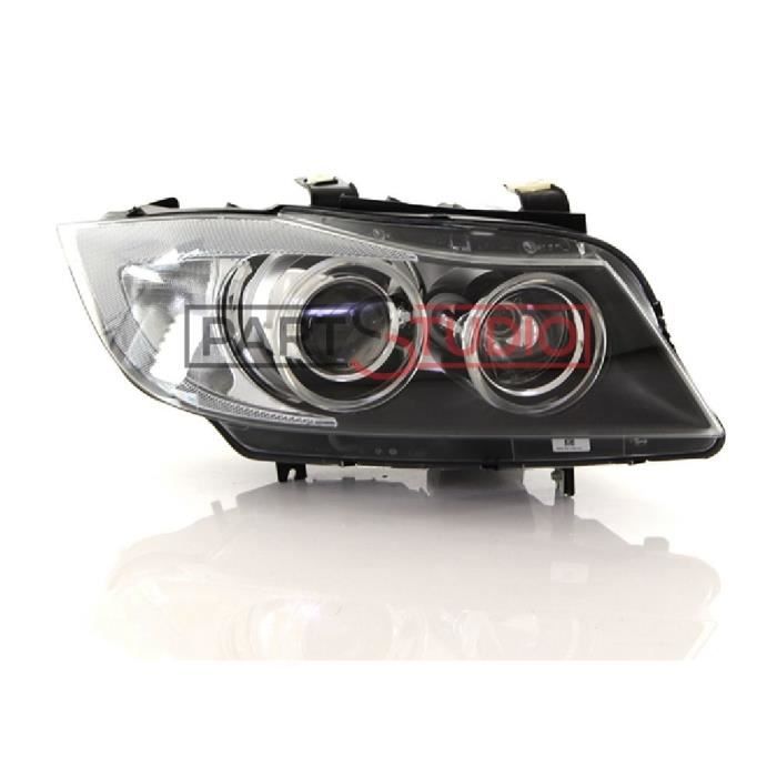 Optique, phare avant droit Bi-Xenon éclair virage, BMW Série 3 E90 de 03/05 à 10/08