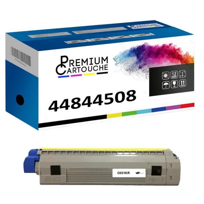 Toner 44844508 Noir Compatible pour OKI C 831 CDTN OKI C 831 DM OKI C 831 DN OKI C 831 N OKI C 831 Series OKI C 841 CDTN OKI C 841 D