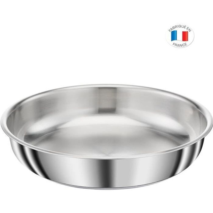 TEFAL L9410602 INGENIO PREFERENCE Poêle 28 cm inox non revêtu/Compatible tous feux dont induction