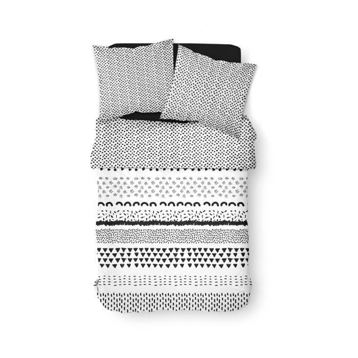 Parure de couette 100% coton 57 fils 240x220 BENTOS