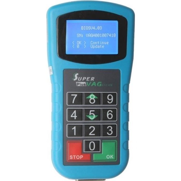 Lecteur de Code Outil Scan Voiture Super VAG K CAN Plus 2.0 diagnostic support compteur kilométrique Correction Lire le