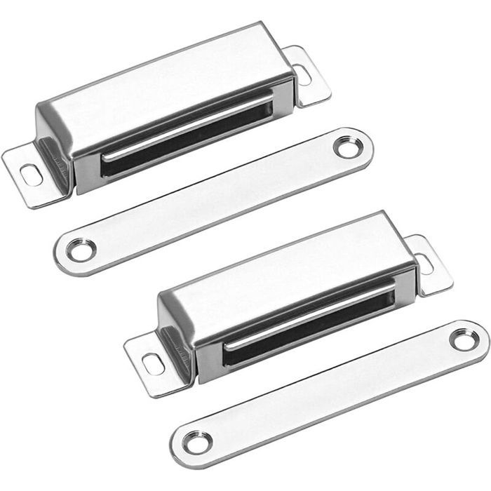 Aimant de Porte Puissant 28 kg Loquet Magntique en Acier Inoxydable pour Meubles couleurs