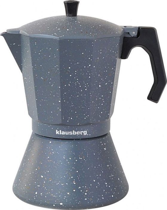 Cafetiere - Klausberg - KB-7298 - 12 tasses - Gris - Compatible induction - Klausberg