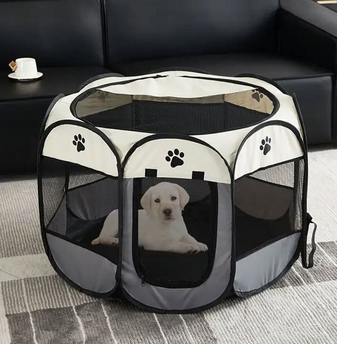 Parc pliable et léger pour chiens, chats, lapins, chiots, lit pour la maison
