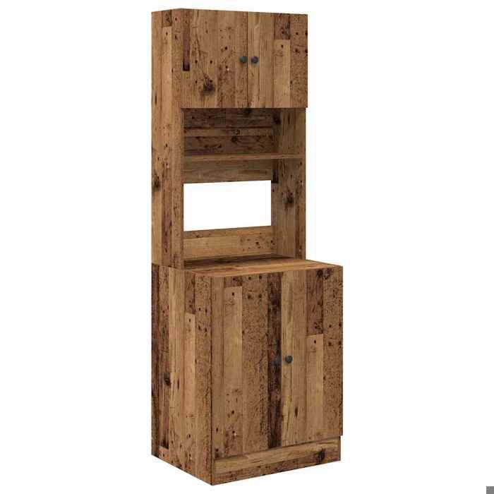 CHEZ JILI* Meuble/Armoire/ELEMENT Pour Cuisine - RUIGOU - Armoire de cuisine en - Bois ancien 60x50x180 cm en - Bois recyclé. A