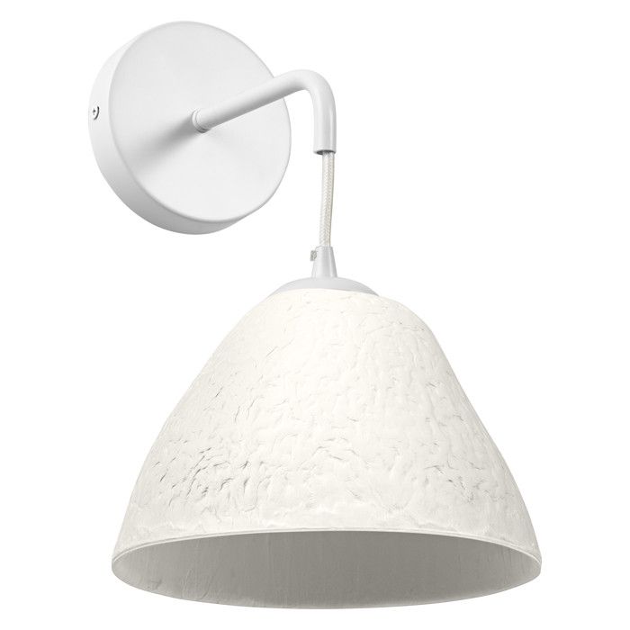 OSRAM Applique murale Decor Camel Bell blanche en métal et papier mâché E14 longueur 220 mm abat-jour en matériau recyclé OSRAM Applique murale Decor Camel Bell blanche en métal et papier mâché E14 longueur 220 mm abat-jour en matériau recyclé