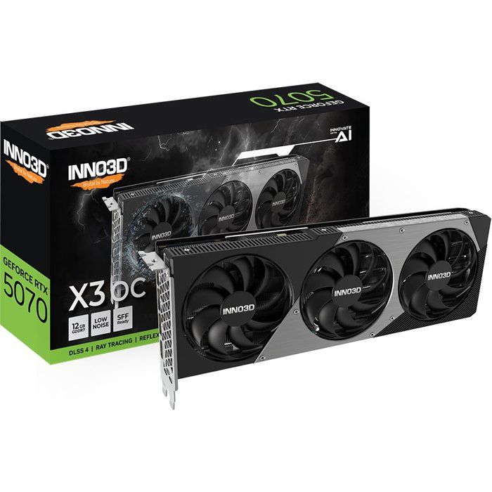 Carte Graphique Inno3D GeForce RTX 5070 X3 OC – 12 Go GDDR7, PCIe 5.0 - vue 5