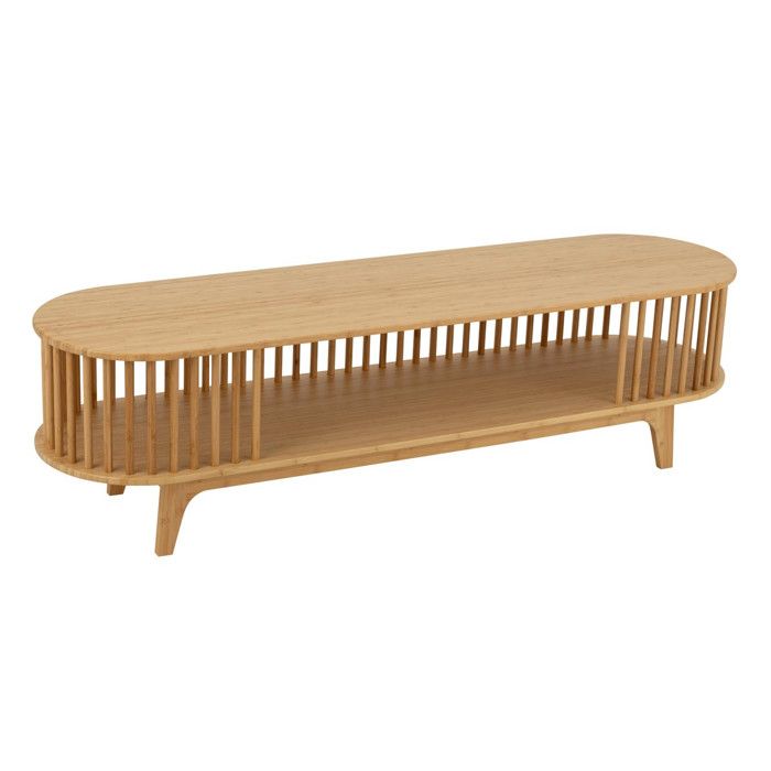 Meuble TV en Bambou Live 150cm Naturel