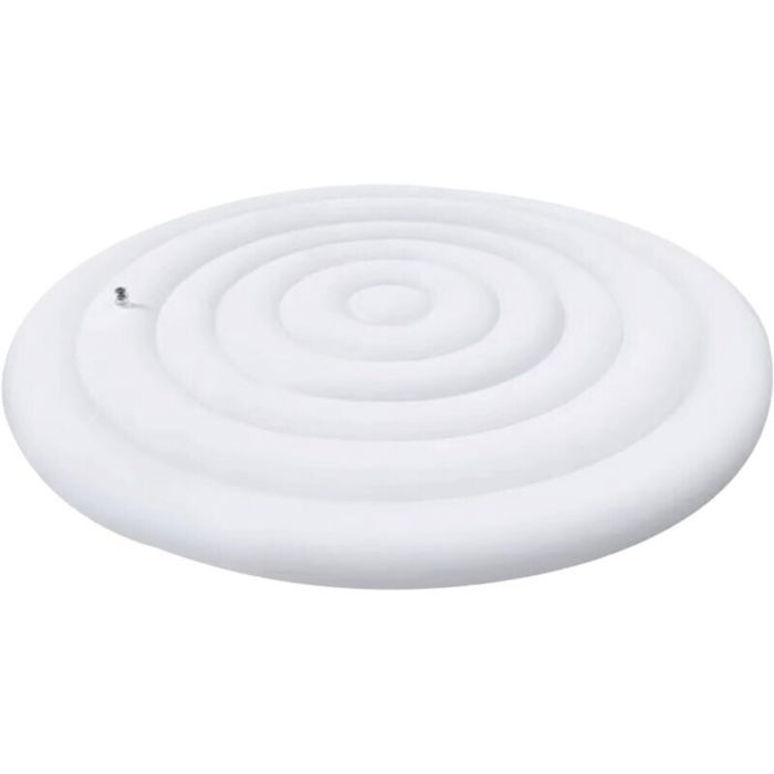 Couverture de Spa Gonflable Couvercle De Bain à Remous Gonflable avec Valve de gonflage et de dégonflage Rapide et Facile Coupe
