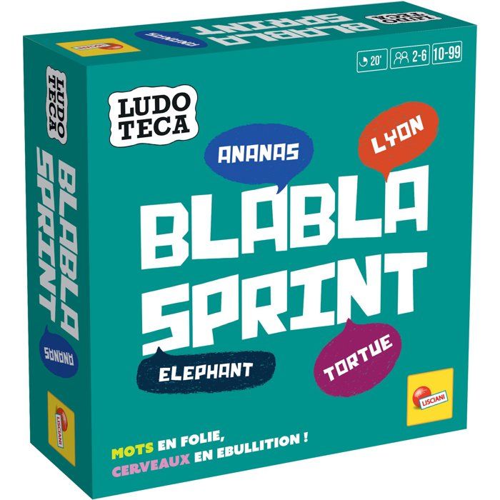 Jeu De Société Lisciani Giochi Blabla Sprint – Jeu De Mots 2 À 6 Joueurs - vue 4