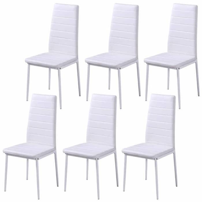 Table cuisine 2/4 personnes + chaises Multicolore - LEMON® Ensemble de table à manger sept pièces - noir - et Blanc - 526 - Soldes
