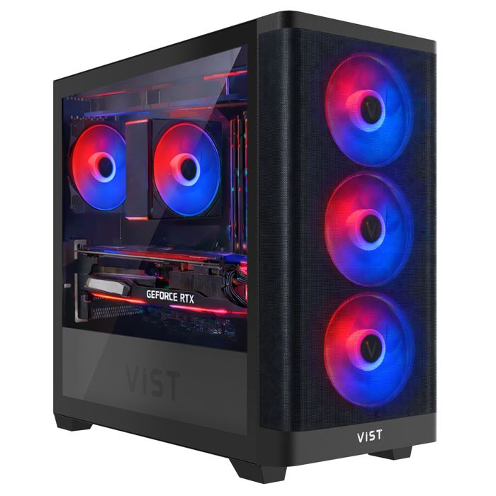 VIST PC Gaming Core Ultra 7 265KF RAM RTX 5070 SSD .2 WIFI Windows 11 Pro - vue 4