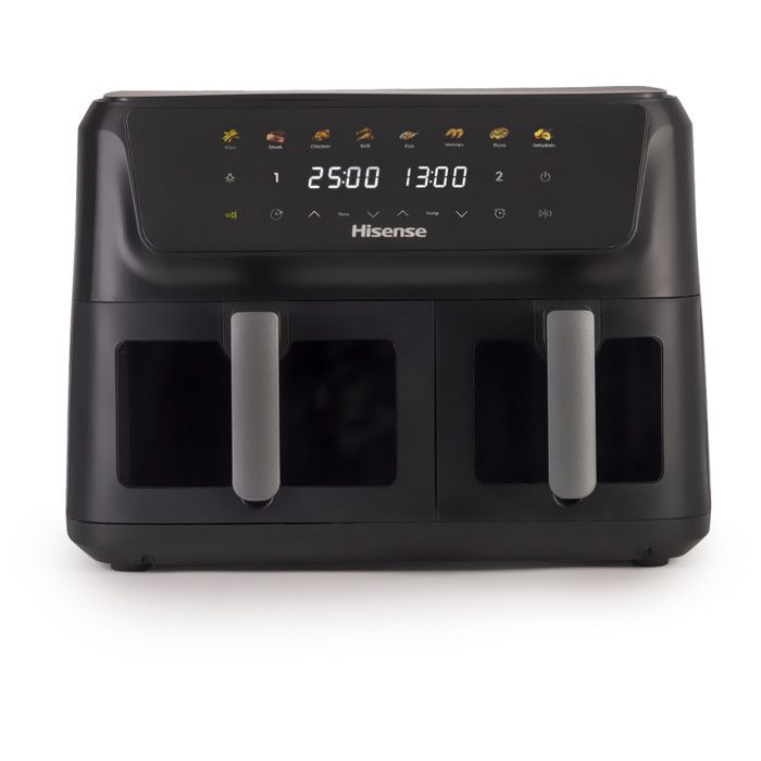 Friteuse D'Air Chaud Hisense HAF2700DCD – 11 L, 2700 W, Double Zone - vue 6