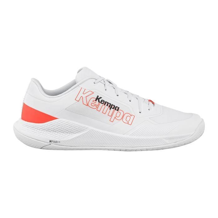 Chaussures indoor Kempa Kourtfly Three - blanc/noir/rouge fluo Chaussures indoor Kempa Kourtfly Three - blanc/noir/rouge fluo