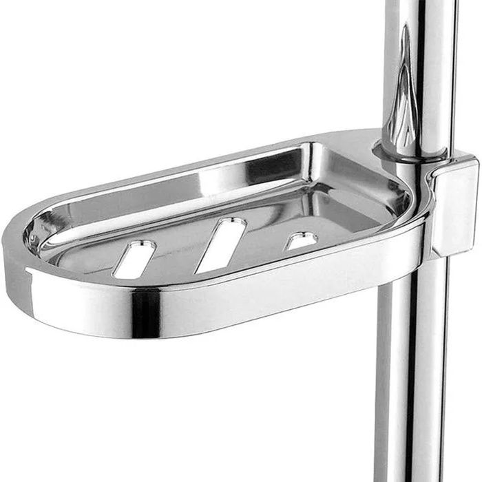 Étagère Douche sans Percage Porte-Savon pour Barre de Douche pour Salle de Bain Étagère Douche sans Percage Porte-Savon pour Barre de Douche pour Salle de Bain