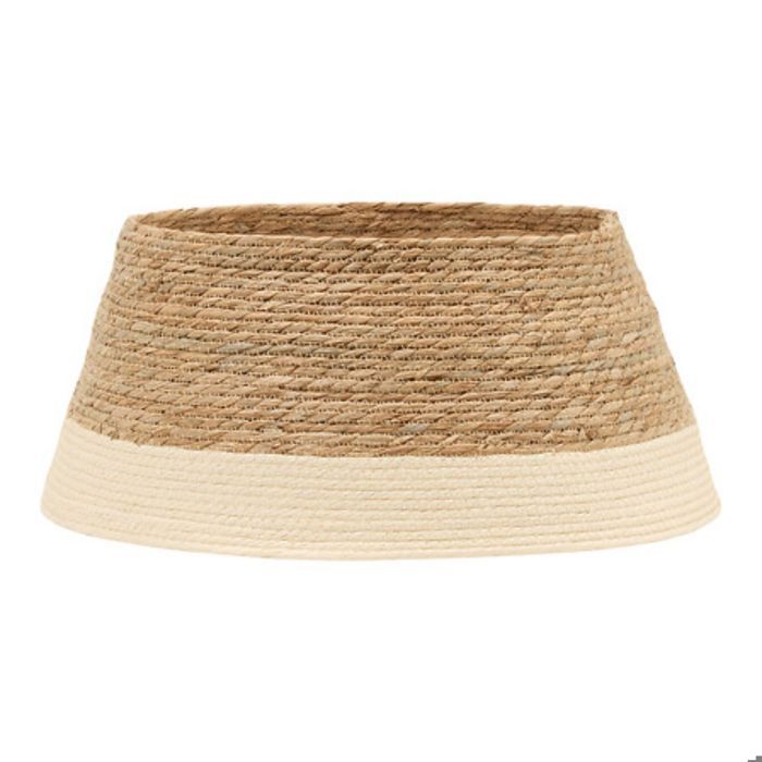 Pied de Sapin Décoratif Tressé Beige Ø 55 cm –