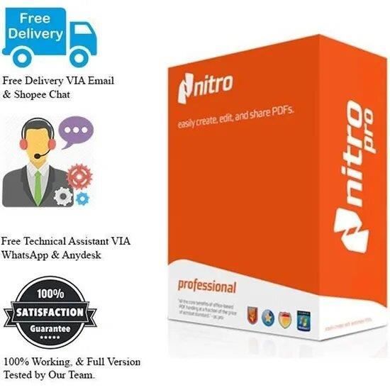 Nitro Pro 13 PDF entreprise - Valable à VIE - 2PC WINDOWS A télécharger