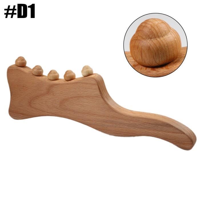 Outil Massage Bois Énergie Lymphatique - Anti-Cellulite, Massage Profond