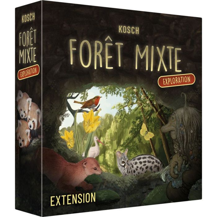 Jeu de stratégie - ASMODEE - Forêt Mixte Exploration Extension - 2 joueurs ou plus - Intérieur - Multicolore