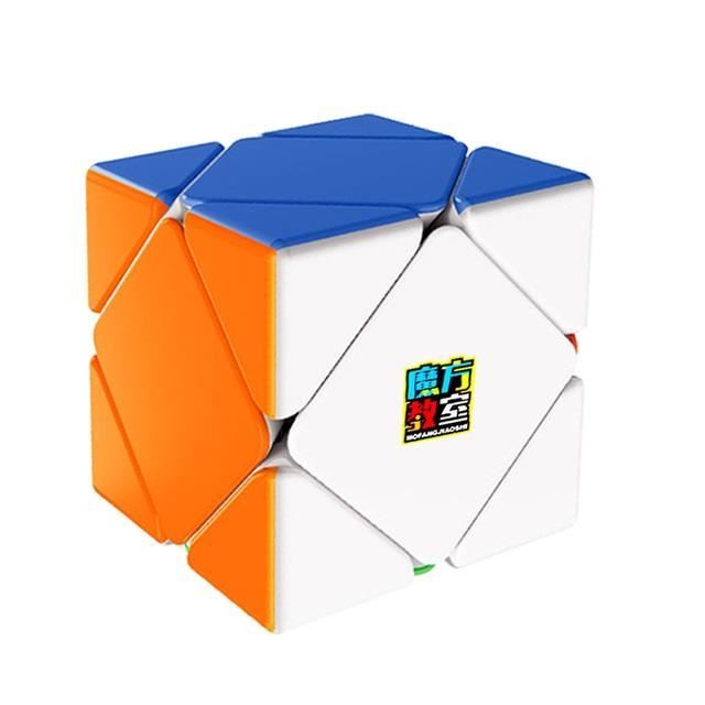 EACHHAHA Cube Magique X,Cube de Vitesse,Professionnel,Lisse,Tolérance élevée ,Convient à la Formation en compétition et aux Cadeaux d'anniversaire, Cadeaux de Noël(Fibre de Carbone