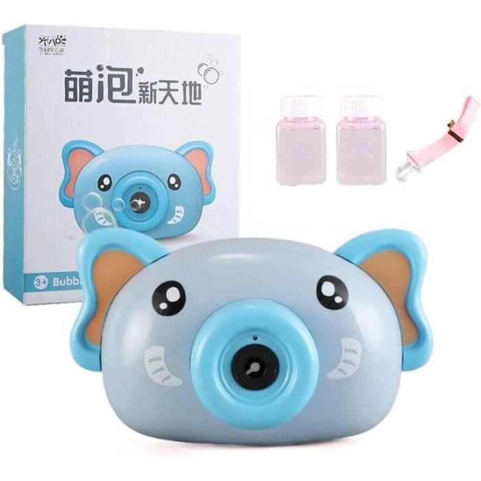 Appareil Photo pour Enfants B Machine à Bulles Souffleur Automatique Jouet avec Musique Enfants Été Extérieur 100 ml