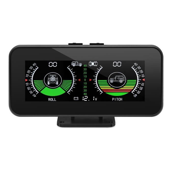 M50 - Compteur de vitesse numérique HD HUD, Inclinomètre, GPS, Compteur de vitesse avec boussole, 4x4, Hors r