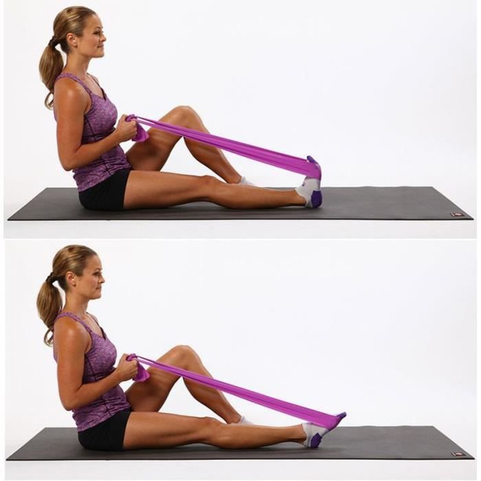 Bande /élastique de Yoga 4 Couleurs Latex Pull Up Resistance Fitness Bandes /élastiques de Yoga Sangle /élastique Boucle dexercice