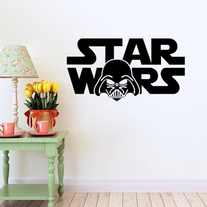 Star Wars Darth Vader Stickers Muraux Autocollant la Guerre des Etoiles  Wall Sticker - Cdiscount Maison