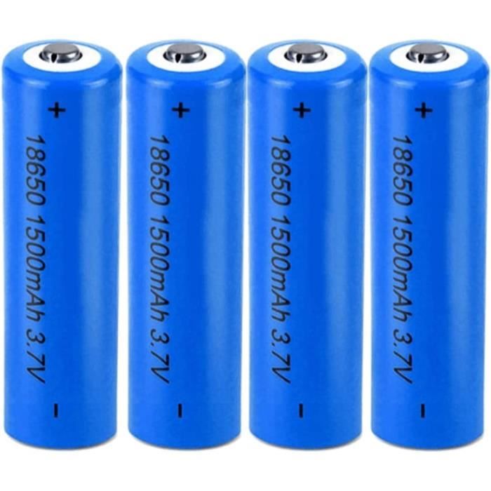 18650 Piles Rechargeables, 3.7V Li-ION Batterie 1500mAh Pleine Capacité  Lithium Batteries 18650 Batterie, pour Éclairage Solai[1094] - Cdiscount  Jeux - Jouets