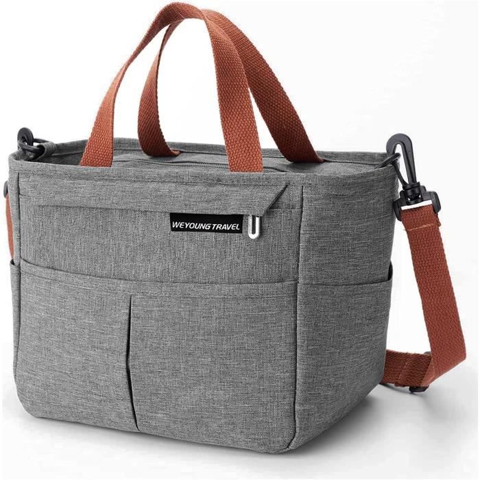 Sac Isotherme Repas,Femme Bureau Sacs-repas Petite Glaciere Pique-nique  Lunch Bag Thermique Homme et Enfant pour le avec Bando[391] - Cdiscount  Maison