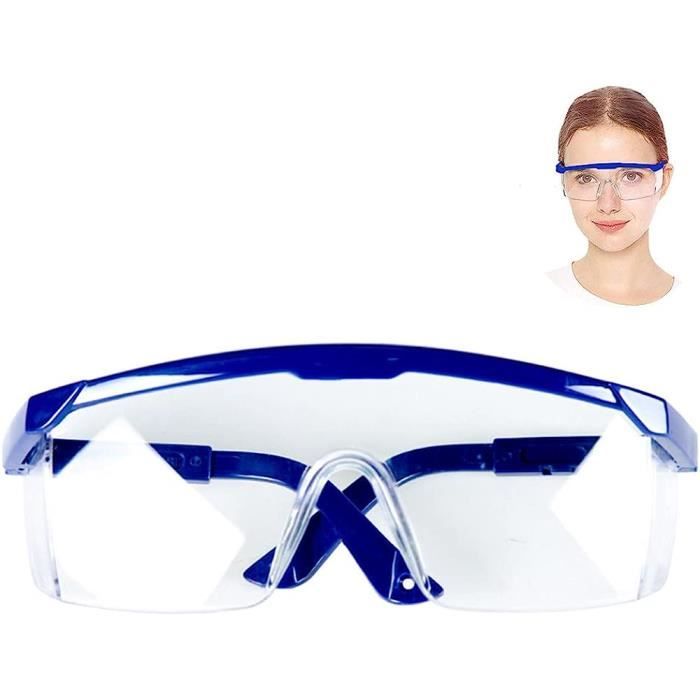 Lunettes De Protection Anti-Buée Et UV Lunettes Et Anti-Rayures Pour Les Lieux De Travail, Construction, Bricolage, Laboratoire, Soudage, Chimie, Usage Personnel Confortables à Porter