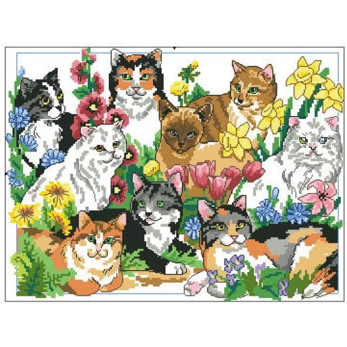 Cukol Cukol Kit De Broderie Au Point De Croix Pré-imprimé (11