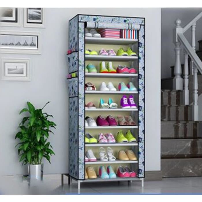 Etagere Range Chaussures 42 Paires 30 60 128cm Yeatbang Achat