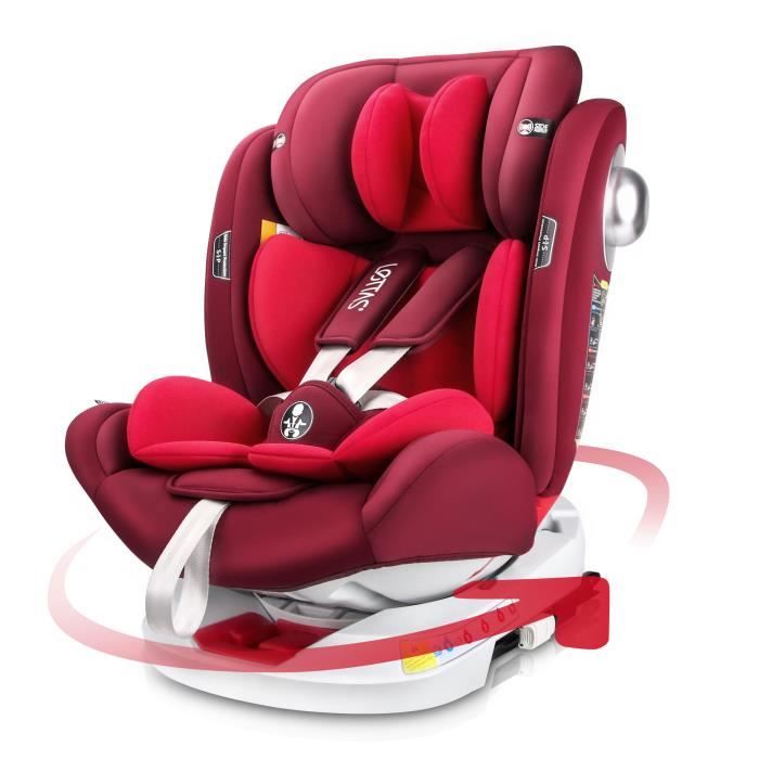 LETTAS Siège Auto ISOFIX 360° Pivotant Groupe 0+/1/2/3 (0-36kg, 0-12ans)  Inclinable Top Tether Protection Latérale ECE R44/04 - Achat / Vente siège  auto LETTAS Siège Auto ISOFIX 360° Pivotant Groupe 0+/1/2/3 (0-36kg