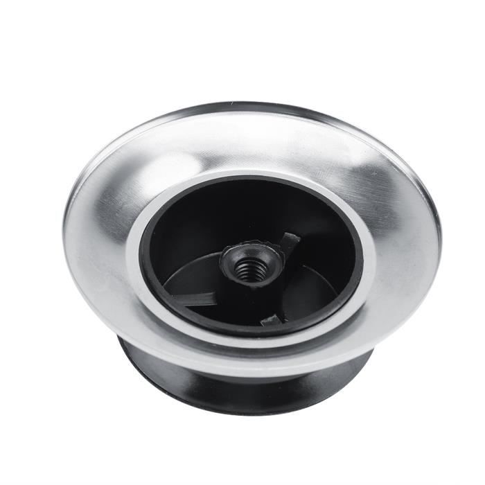 Bouton Rotatif Pour Vidange De Baignoire – Plastique Chromé – Contrôle Du Trop-plein – Installation Facile