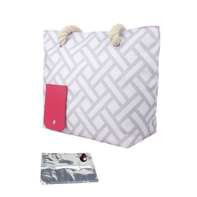 Lot De 2 Sacs à Vin Glacé Transparents TsoLay - PVC, Poignée, Pliable - Pour Garder Vin, Champagne, Bière Au Frais - 10