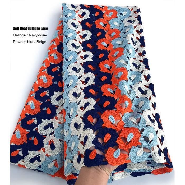 Tissus Dentelle Guipire en tissu de qualit sup rieure 5 yards